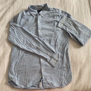 Baby Blue Spotted Button-Up